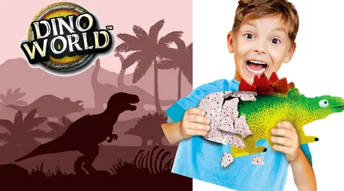 Vista 5 de JA-RU Dino World - Huevos de dinosaurio para eclosionar, juguetes de cultivo de agua para niños (1 huevo) huevo sorpresa de dinosaurio. Juguetes