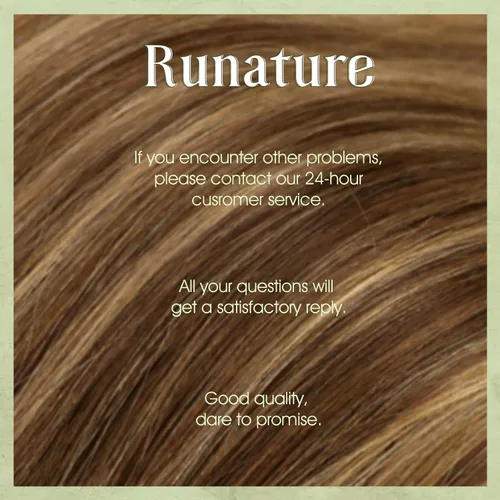 Vista 53 de RUNATURE Extensiones de cabello humano con punta en U, color marrón ceniza a rubio platino