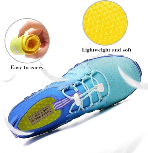 Vista 5 de Tenis impermeables para hombres y mujeres descalzo calcetín acuático de secado rápido para usar al aire libre calzado deportivo para kayak canotaje