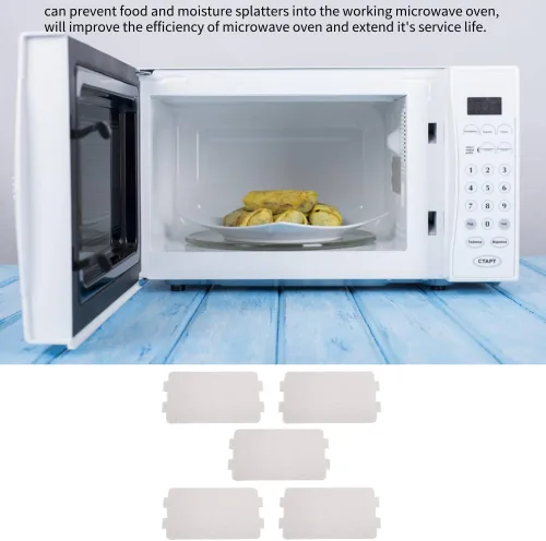 Vista 5 de 5 piezas de cubierta de guía de ondas, horno de microondas universal, placa de mica, piezas de reparación para el hogar, cocina, oficina