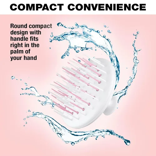 Vista 3 de Conair Cepillo para desenredar y tratar el cuero cabelludo para cabello largo y grueso