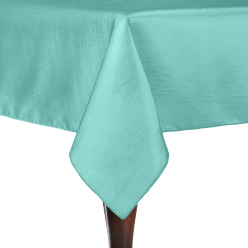Vista 29 de Ultimate Textile - Paquete de 2 manteles rectangulares reversibles de satén Shantung - Majestic - Mantel rectangular de 60 x 108 pulgadas