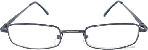 Vista 8 de The Winston - Gafas de lectura rectangulares de metal, unisex, medio lector, tramposos rectangulares