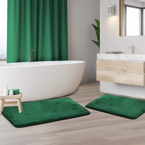 Vista 154 de Clara Clark Alfombra de Baño 24" x 17" - Alfombras de Baño, Tapete de Baño de Espuma Viscoelástica, Afelpado, Acogedor, Ultra Suave, Antideslizante