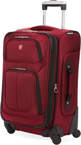Vista 188 de SwissGear - Equipaje suave expandible Sion con ruedas, Negro
