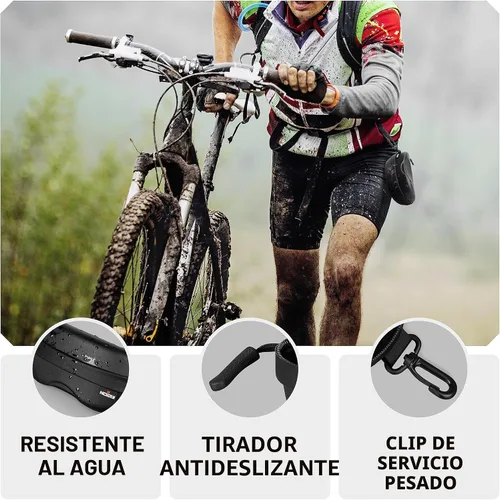 Vista 4 de NoCry - Funda para gafas de seguridad resistente al agua con clip - Soporte grande y resistente para gafas de sol semiduras para hombres y mujeres