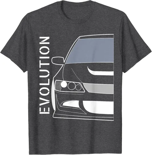 Vista 37 de Camiseta Evo 8 Design Turbo JDM Classic Legends, Negro, S