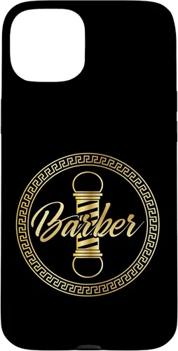 Vista 9 de Funda de regalo de graduación para iPhone 16 con logotipo de barbería barbería