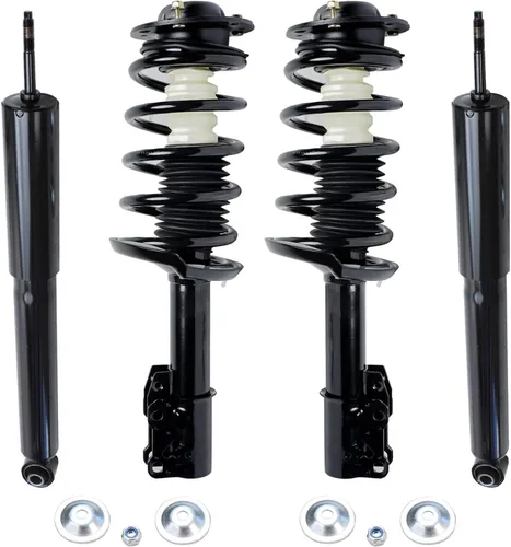 Vista 54 de Detroit Axle - Kit de amortiguadores de 4 puntales para Ford Escape 14-19, 2 puntales delanteros con resorte helicoidal 2 amortiguadores traseros