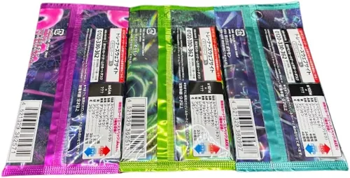 Vista 3 de Lote de 3 paquetes de refuerzo japoneses de Pokémon aleatorios