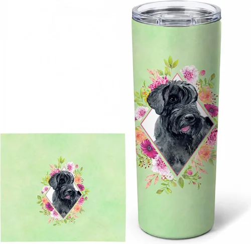 Vista 103 de Caroline's Treasures CK4270TBL20 - Vaso delgado de acero inoxidable de 20 onzas con aislamiento al vacío de doble pared, reutilizable