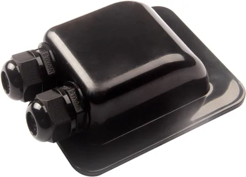 Vista 6 de Prensaestopas de Entrada de Cable Solar Doble ABS Resistente a la Intemperie, Conector de Cable Curvo para Todos los Tipos de Cable de 2mm² a 6mm²