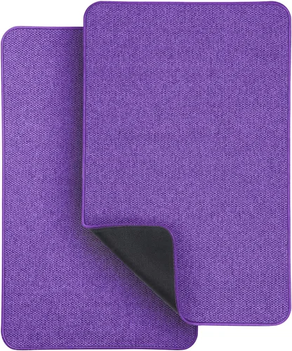 Vista 14 de Tapete de baño ultrafino, con base de goma, antideslizante, secado rápido, lavable a máquina, pelo bajo, absorbente, para ducha exterior, fregadero