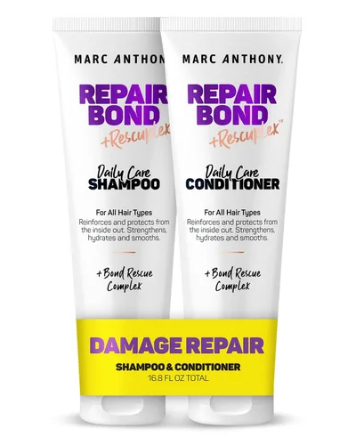 Vista 12 de Marc Anthony Champú y acondicionador de aceite de argán con queratina, hidratante e hidratante para cabello seco y opaco. Repara, fortalece y revive