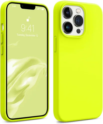 Vista 24 de AOTESIER Funda magnética para iPhone 13 Pro Max, compatible con MagSafe, protección militar a prueba de golpes, funda de silicona con forro de Verde