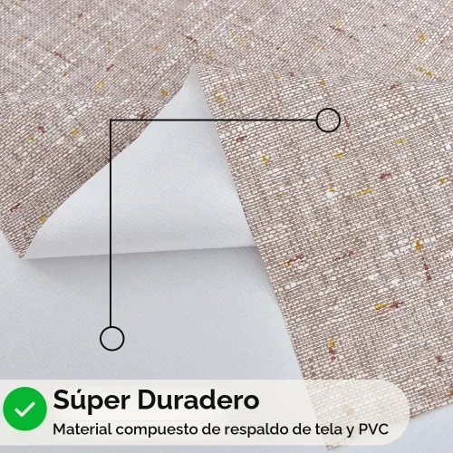 Vista 3 de Mantel Impermeable Limpiable para Mesa Rectangular, Manteles de Vinilo Resistente para Exteriores, Cubierta de Mesa de PVC para Picnic