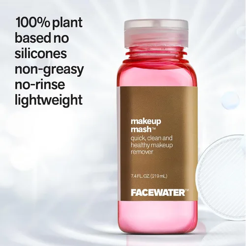 Vista 3 de Facewater - Puré de maquillaje de limpieza rápida y desmaquillante saludable