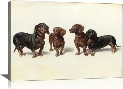 Vista 13 de Lienzo decorativo para pared, diseño de gatos divertidos, impresión de animales de granja, pintura de recital de gatitos, obra de arte enmarcada