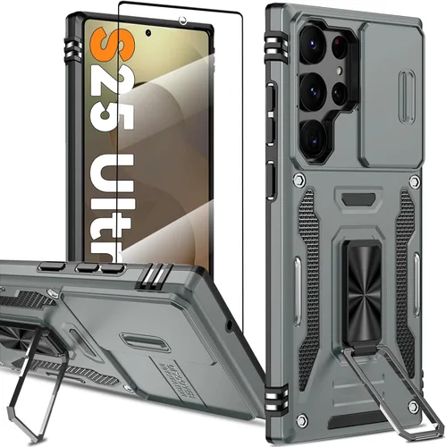 Vista 11 de Funda magnética para Samsung Galaxy Note 20 Ultra con soporte de anillo [con protector de pantalla] [Compatible con carga inalámbrica MagSafe] Funda