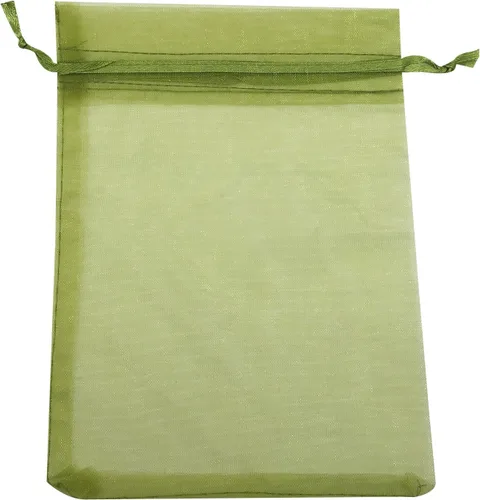 Vista 14 de Bolsa de organza con cordón de 5 x 7 pulgadas, 50 unidades, regalo fuerte, caramelo, B6ag, joyería, fiesta, boda, favor (negro)