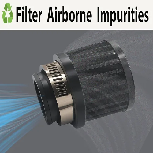 Vista 3 de Filtro de Admisión de Aire – Filtro Respiradero Universal de 1 pulgada, Filtro de Aire Frío Automotriz, Accesorio Limpiador de Respiradero de Aceite