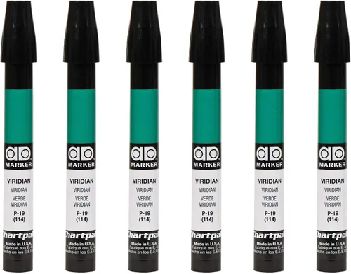 Vista 3 de AD Marker El Chartpak original, Tri-Nib, Viridian, 1 cada uno (P19)