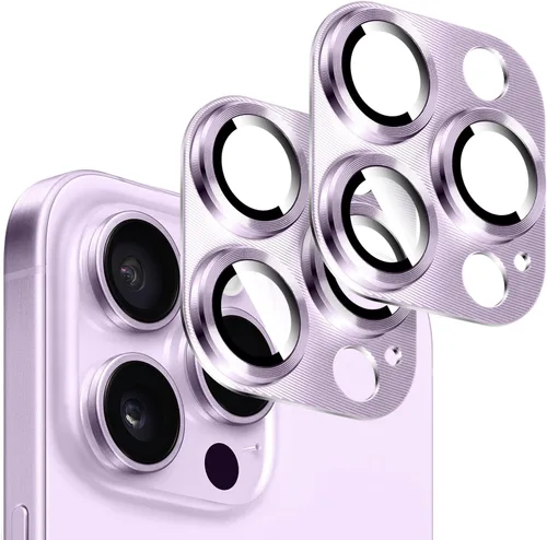 Vista 16 de Kucheed 2 protectores de lente de cámara para iPhone 11, aluminio de metal de una pieza con textura 3D, decoración diseñada para decoración