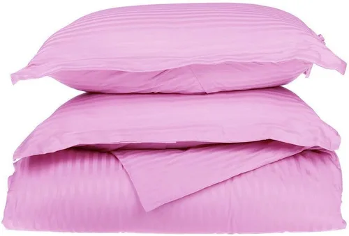 Vista 27 de LaxLinen Juego de funda de edredón de 3 piezas (1 funda de edredón con 2 fundas de almohada) 100% algodón de calidad suave, con cierre