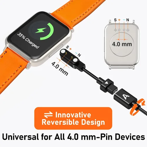 Vista 3 de Audiovance AB400 - Cargador reversible para reloj inteligente