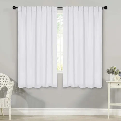 Vista 108 de Superior Cortinas Opacas, Oscurecimiento de Habitación, Dormitorio, Cortinas, Cocina, Acentos de Ventana de Sala de Estar, Bloqueo Solar, Térmico