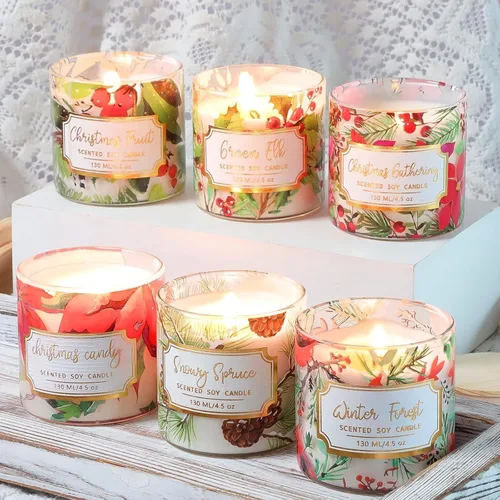 Vista 12 de Juego de 3 velas de soja aromáticas de romero con aroma a romero, velas devocionales de vigilia de larga duración para iglesia católica, hogar