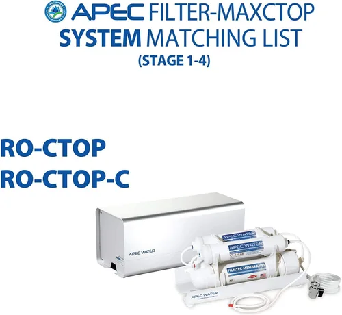 Vista 8 de APEC Water Systems FILTER-MAXCTOP Ultimate Series - Filtro de repuesto completo fabricado en EE. UU US Made, 4 Count, for Ultimate Series