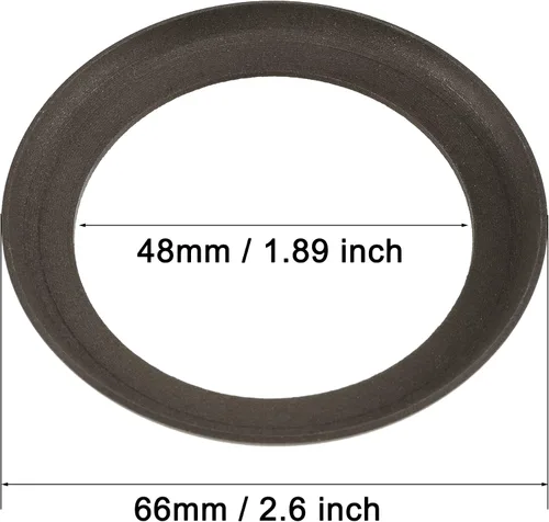 Vista 2 de uxcell Pieza de repuesto de anillo de pistón de compresión para compresor de aire, 2.598 in de diámetro exterior, 1.890 in de diámetro