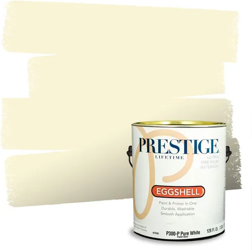 Vista 225 de PRESTIGE Pinturas de pintura exterior e imprimación en uno, 1 galón, plano, combinación comparable de Benjamin Moore* Pila de heno