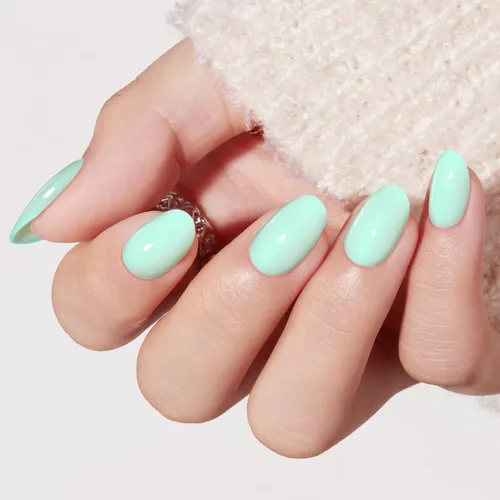 Vista 39 de modelones Uñas cortas a presión, kit de uñas postizas ovaladas