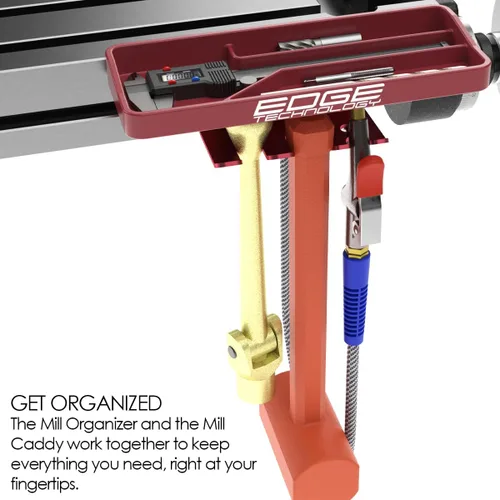 Vista 3 de 06-000 Mill Caddy - Organizador de espacio de trabajo compacto para llave de tornillo de banco, martillo y boquilla de aire - Para fresadoras