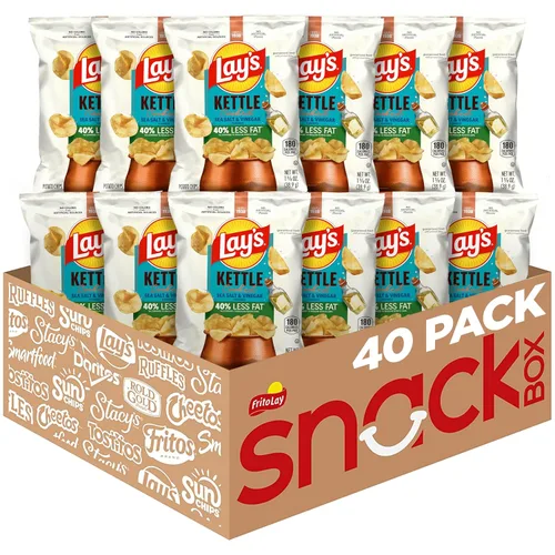 Vista 11 de Lay's Kettle Cooked - Papas fritas sabor jalapeño, 0.85 onzas (paquete con 40 unidades)