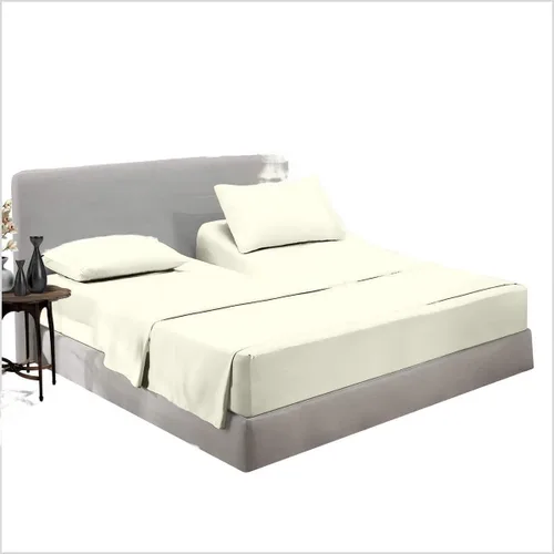 Vista 18 de Top Split Head Flex Queen - Juego de sábanas para dormir con número de camas – 4 piezas de color gris oscuro, sábanas divididas Queen – 100% algodón