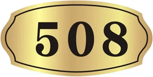 Vista 8 de Placa personalizada para número de casa, placa de acrílico para puerta y habitación, para hogar, oficina, hotel, apartamento (3-5 números) - 7.9 x