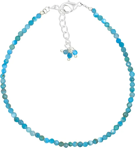 Vista 26 de TGH Pulsera de cuentas naturales con piedras preciosas microfacetadas, joyería para ella, cristales curativos energéticos de piedra natal, cadena
