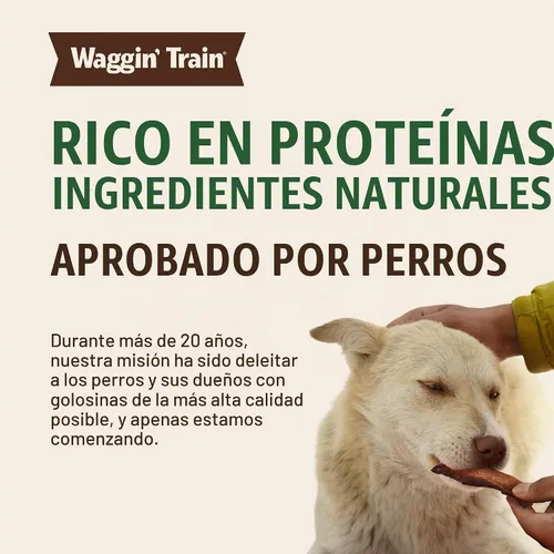 Vista 9 de Waggin' Train Ingrediente Limitado, Golosina para Perros Sin Granos, Tiras Tiernas de Pollo Jerky - Bolsa de 11 oz