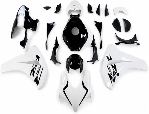 Vista 58 de US STOCK - Carenado blanco rojo naranja apto para Honda 2008-2011 CBR1000RR 006 Blanco Rojo Naranja
