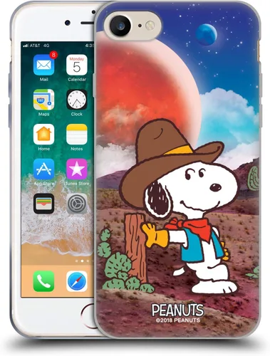 Vista 88 de Head Case Designs Funda de gel con licencia oficial de Peanuts Nebula Cactus Needles Snoopy Space Cowboy [protección de grado militar] compatible