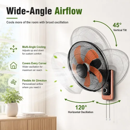 Vista 4 de Ventilador solar de 16 pulgadas con aspas de aluminio, ventilador solar para gallinero con batería con cable de control de 3 velocidades para Negro