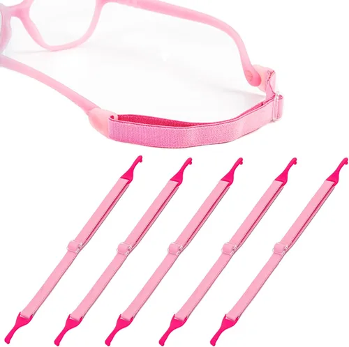 Vista 10 de Correa ajustable para gafas de sol para niños, 5 piezas, retenedor de gafas sin cola, banda duradera para gafas de sol