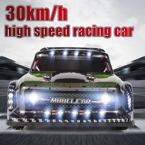 Vista 3 de GoolRC WLtoys 284131 - Coche de deriva a control remoto, escala 1:28, 4WD 30KM/H, coche eléctrico de alta velocidad RTR, chasis de metal, 2
