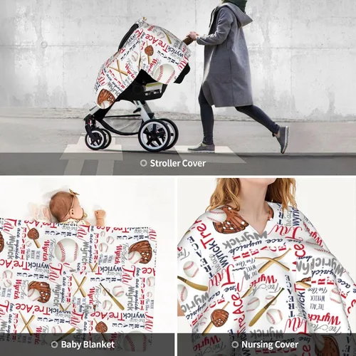 Vista 6 de Toldo personalizado para asientos de automóvil para bebés con nombre, monograma personalizado para niños y niñas, apertura de minky, cubierta