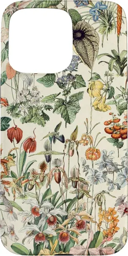 Vista 30 de Cute Flowers Vintage Botanical Flower Illustration Case for iPhone 17