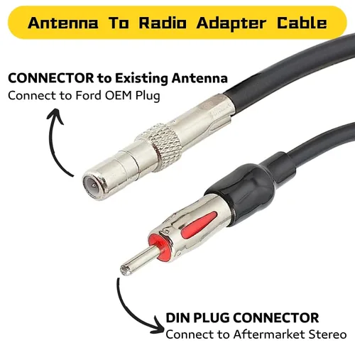 Vista 3 de Anina Conector Adaptador de Antena de Radio del Mercado de Repuestos para Ford F150 Explorer Mustang Fusion Lincoln Mercury Seleccionados 2006-2014