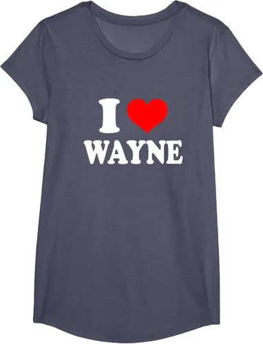 Vista 13 de Wayne - Camiseta I Heart Wayne - I Love Wayne, Negro, S